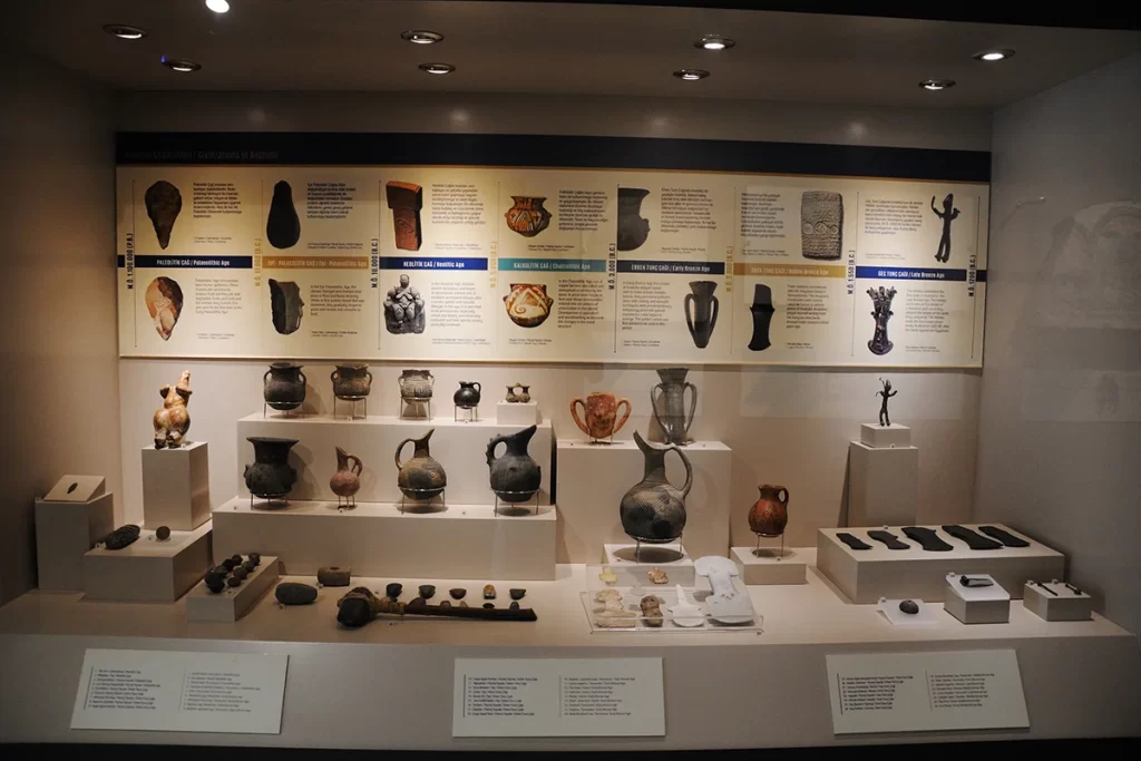 Часть экспозиции в археологическом музее в Аланье
