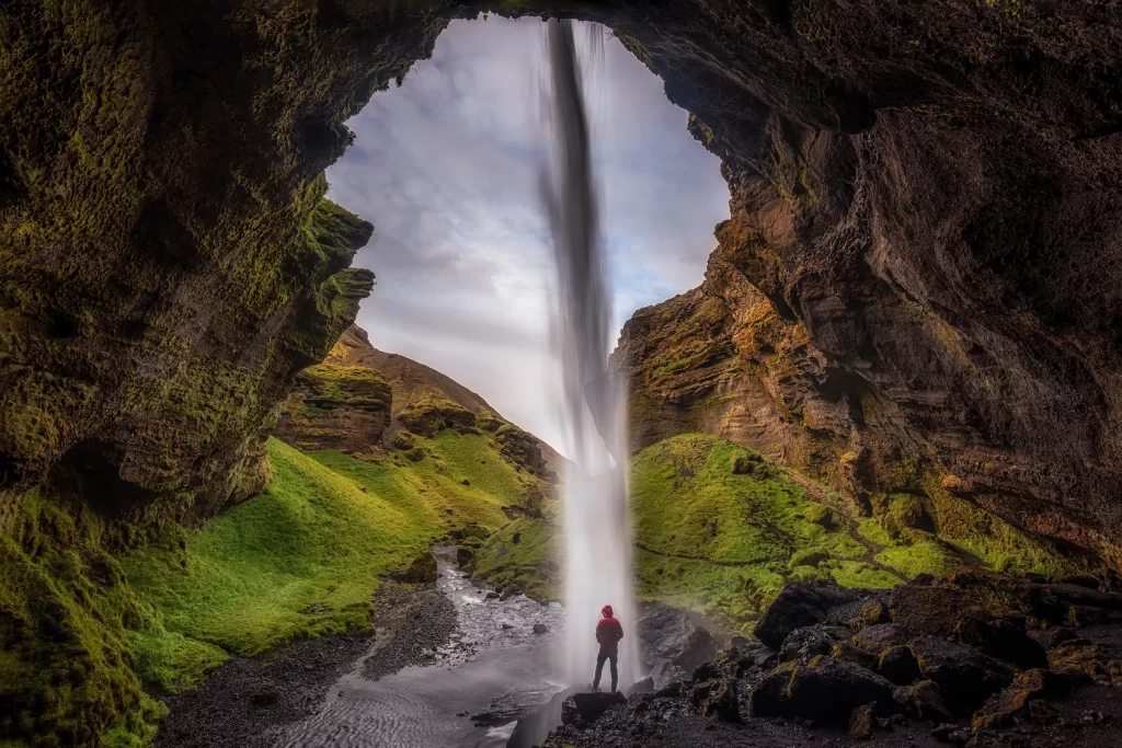 Водопад Квернуфосс в Исландии