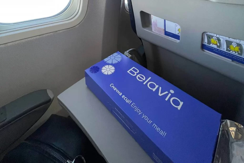 «Белавиа» обновила меню на регулярных рейсах