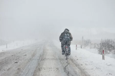 Можно ли зимой пересечь границу на велосипеде