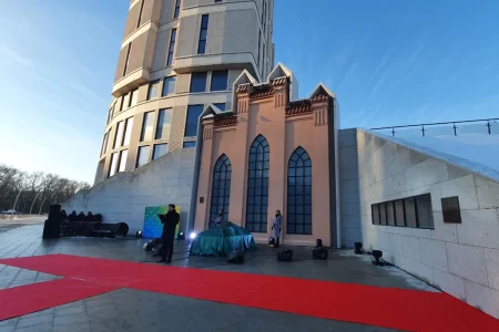 В Минске открыли восстановленный фасад первой городской электростанции