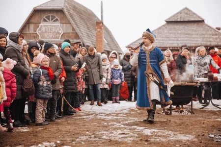 Масленица в парке истории "Сула"
