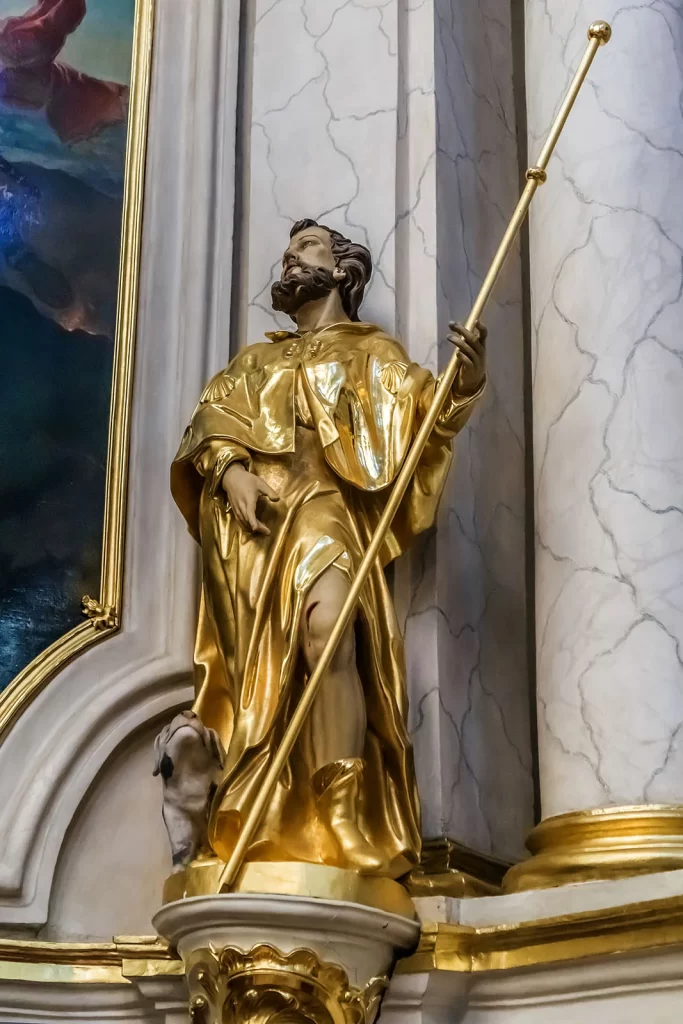 Статуя в Соборе Святых Иоанна Крестителя и Иоанна Богослова в Люблине, Польша