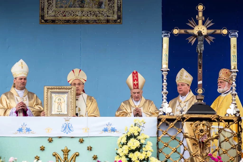 Молитва во время Будславского феста, Будслав, Беларусь