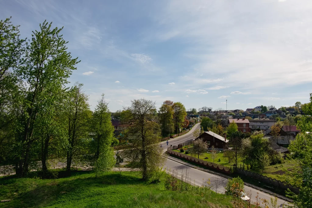 Вид с горы Миндовга на Новогрудок, Беларусь