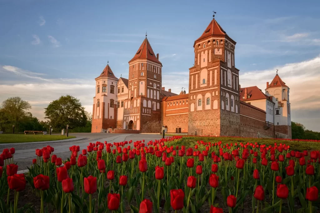 Мирский замок в городском поселке Мир, Беларусь