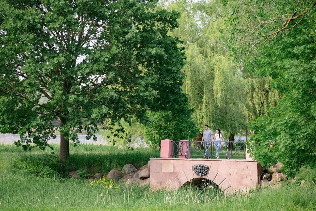 Мост в Марысином парке, Несвиж, Беларусь