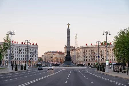 Площадь Победы в Минске, Беларусь