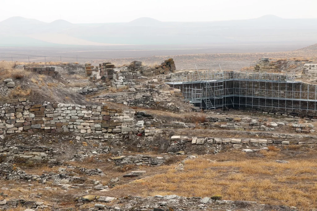 Руины античного города Гордион, Турция