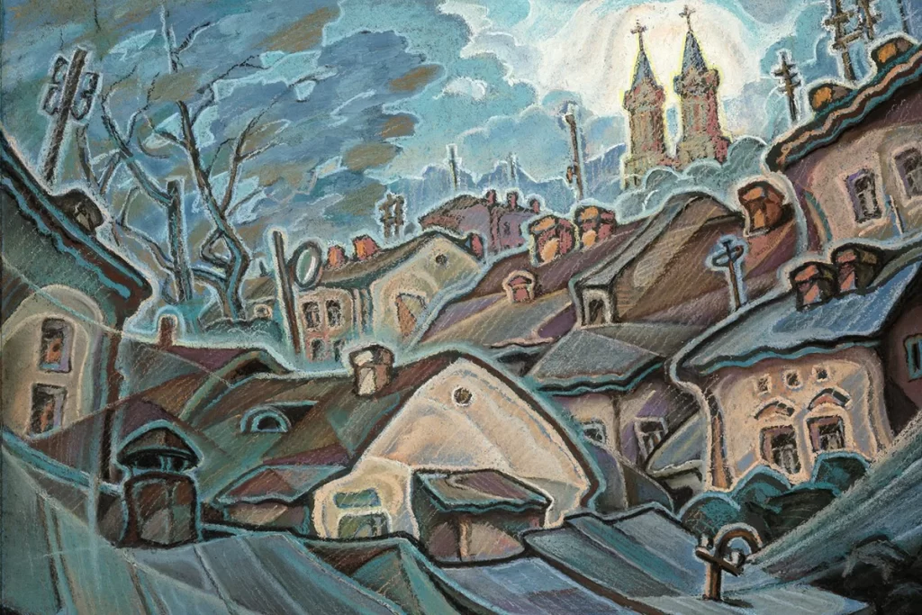Одна из картин белорусского художника Станислава Жуковского