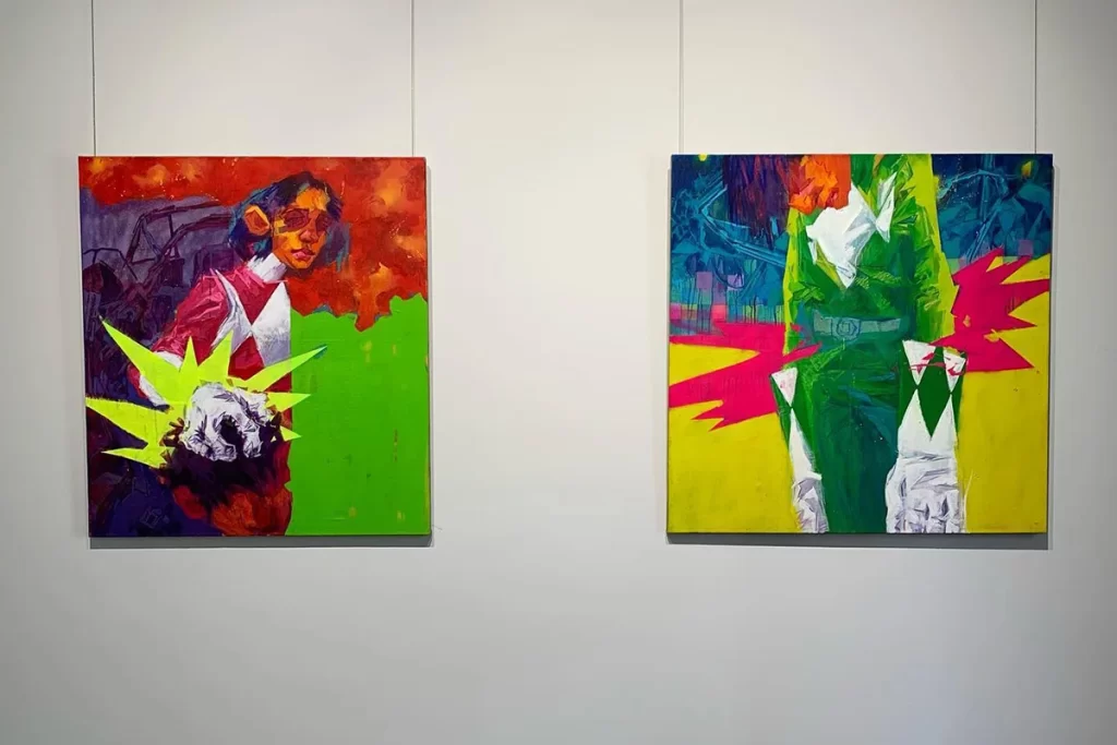 Две картины Андрея Пичушкина на выставке в Минске, Беларусь