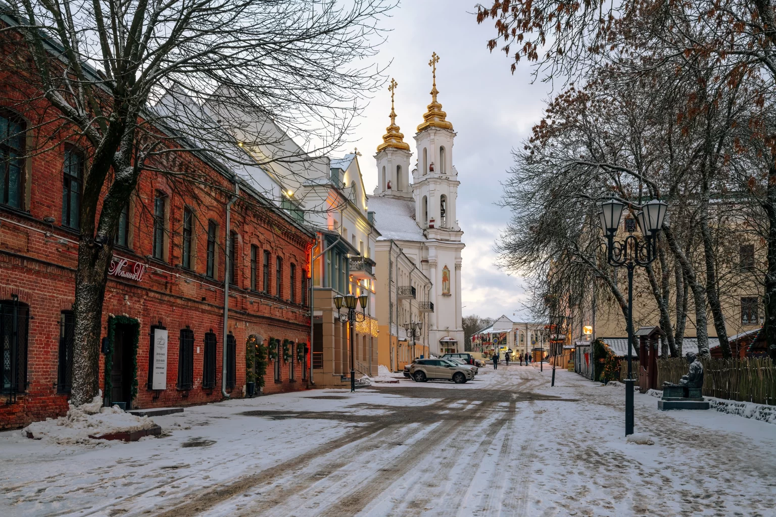 Улицы зимнего Витебска
