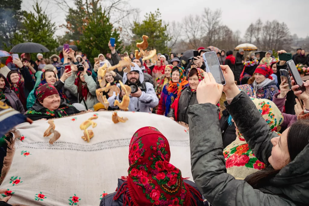 Обряд «Чырачка» в Тонеже, Гомельская область, Беларусь