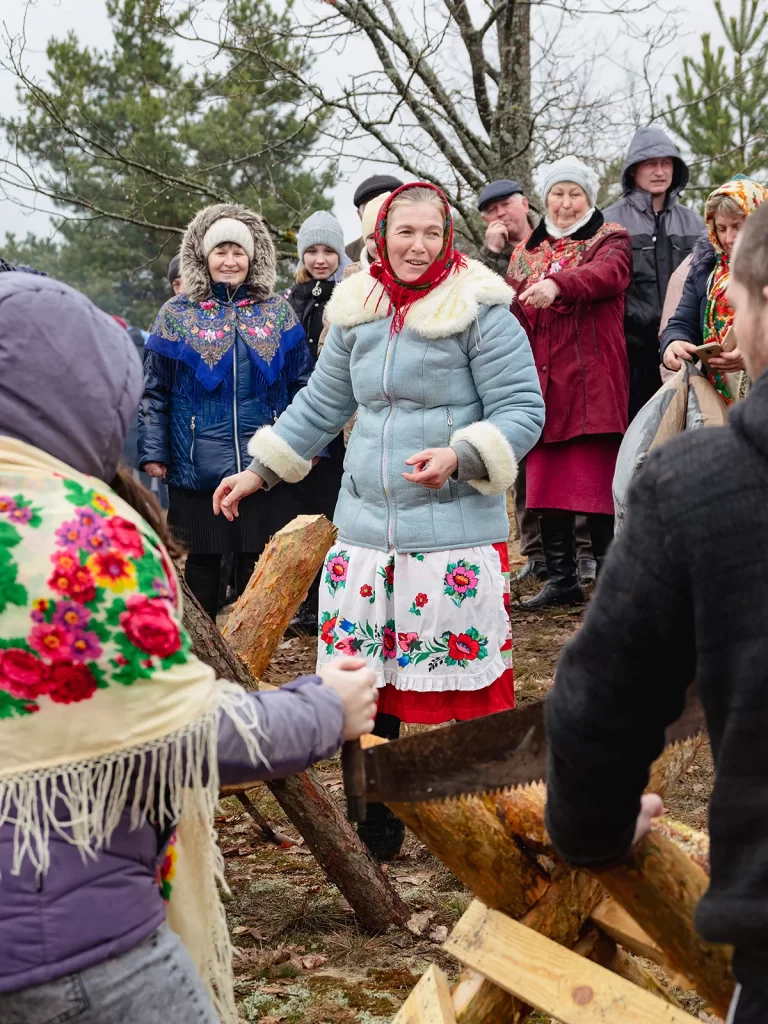 Обряд «Чырачка» в Тонеже, Гомельская область, Беларусь