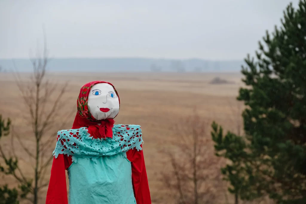 Чучело в Тонеже, Гомельская область, Беларусь