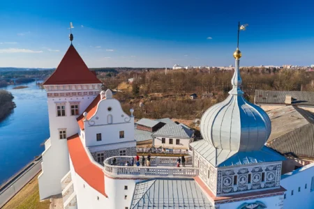 Вид на Гродно с высоты птичьего полета