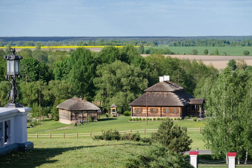 Вид на усадьбу Костюшко в Коссово, Беларусь