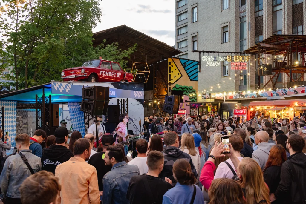 Концерт в "Песочнице", Минск, Беларусь