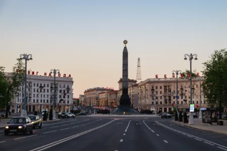 Площадь Победы в Минске, Беларусь