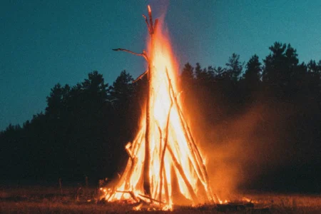 Костер на Купалье