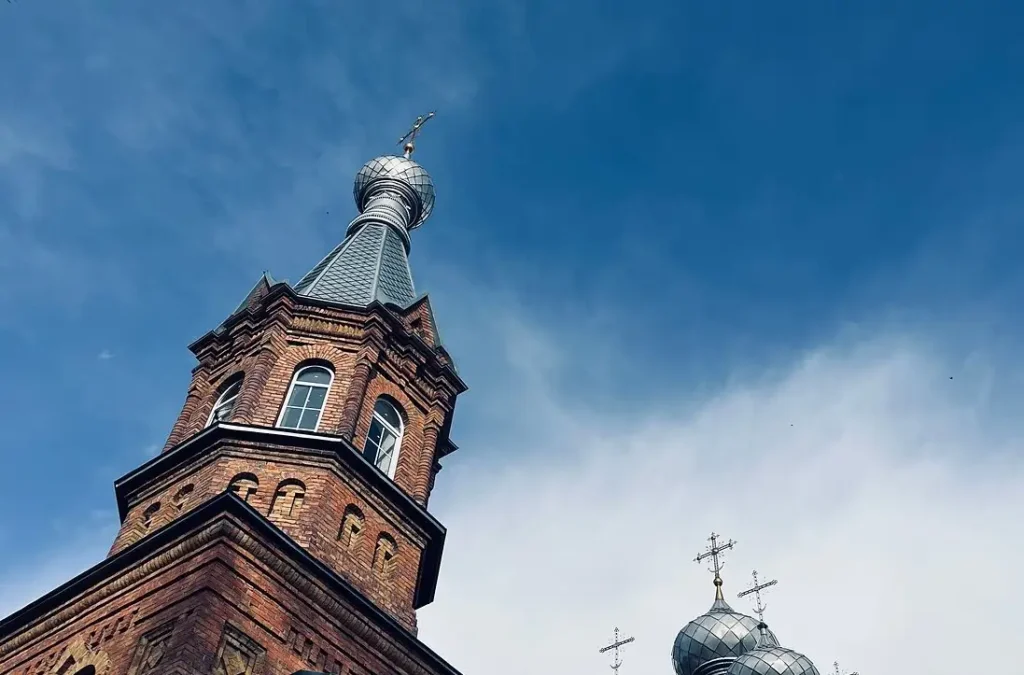 Едем в Лунинец: церковь Воздвижения Креста Господня